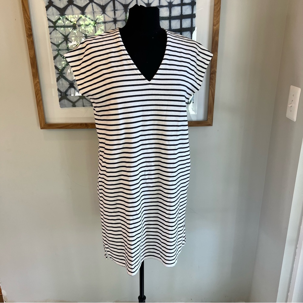 J Crew Factory Striped Dress